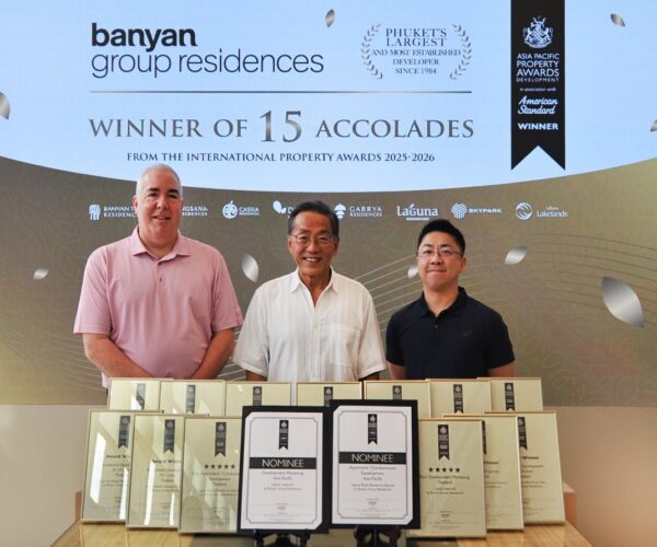 Banyan Group comes away with 15 wins at the Asia-Pacific Property Awards