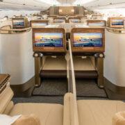 Emirates A350 makes its debut at the 2025 Paris Airshow