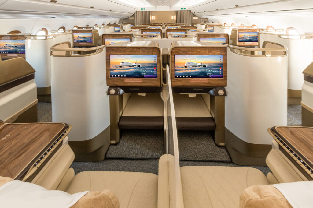 Emirates A350 makes its debut at the 2025 Paris Airshow